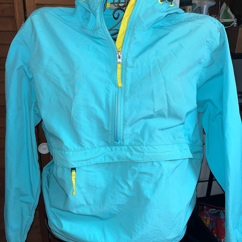 L.L. Bean Teal and Lime Jacket